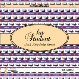 HG Studenter 12 ark design karton