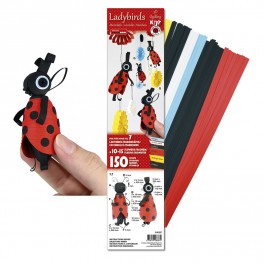 3 D Ladybirds Quilling Kit 