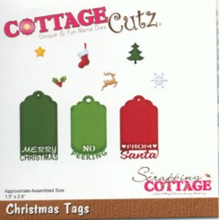 Christmas Tags dis, CottageCutz