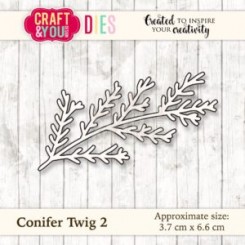 Confier Twig 2 dies, Craft & you 