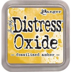Distress Oxide ink, Fossilized ambe
