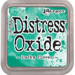 Distress Oxide ink, Locky Clover