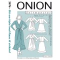 Onion mønster 2076 Slå om kjole 