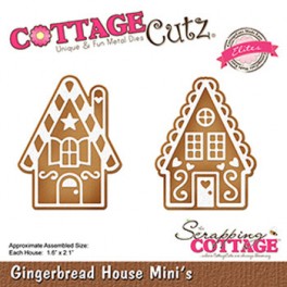 Gingerbread house dies CottageCutz