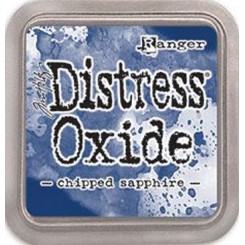 Distress oxide, Chipped sapphire