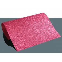 Heat vinyl glitter Pink A4