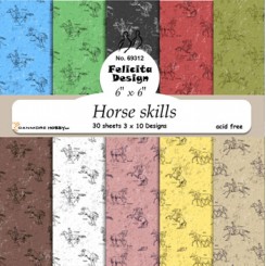 Horse Skills designer papir 30 ark