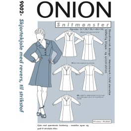 Onion mønster 9002 skjorte Kjole