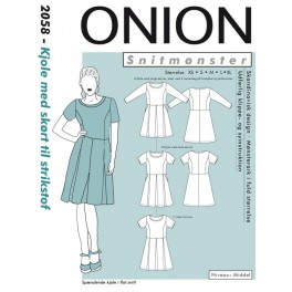 Onion mønster 2058 kjole 