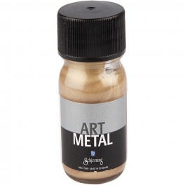 Metallic mørk guld maling 30 ml