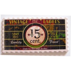 Knap frimærke 15 cent