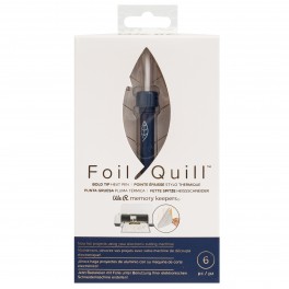 Foil Quill mørkeblå, Bold tip / kraftig