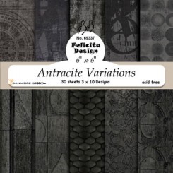 Antracite variations 15,2 x 15,2 cm