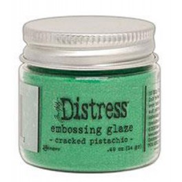 Embossing glaze Cracked pistachio
