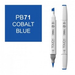 Cobalt Blue TOUCH brush twin marker