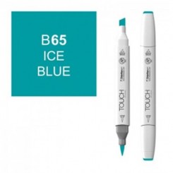 Ice Blue TOUCH brush twin marker