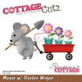 Mouse + garden wagon dies. CottageC