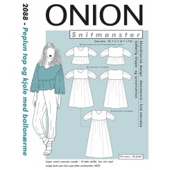 Onion Peplunm top - kjole 2088