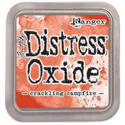 Crackling campfire, distress Oxide 