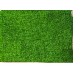 Græs grøn bomuldsstof 50 x 55 cm