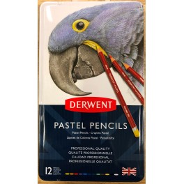 Pastel pencils 12 farver. Derwent
