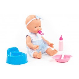Baby Doll, med potte og spisebestik