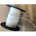Blød elastik hvid 2 mm x 5 m