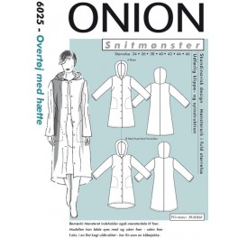 Onion mønster 6025 overtøj m, hætte