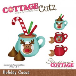 Holiday Cocoa dies , cottageCuts