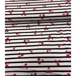 Jersy striber med Kirseb&aelig;r 1x 1,45 