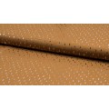 Challyfoil print visc. sand / sølv