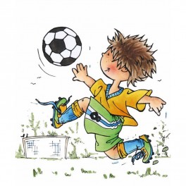 Stempel fodbold dreng MD - HM9471