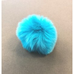 Pom Pom Turkis kaninh&aring;r 6 cm