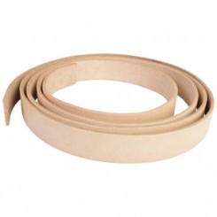 L&aelig;derrem 100 x 2 cm Natur