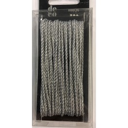 Snor, tykkelse 2 mm, s&oslash;lv, 5m