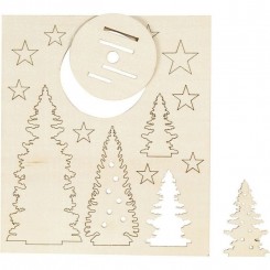 Saml-selv træfigur, juletræer