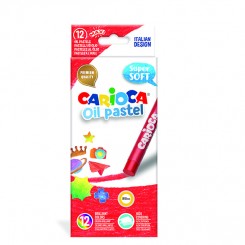 Carioca Super soft oil pastel 12 st