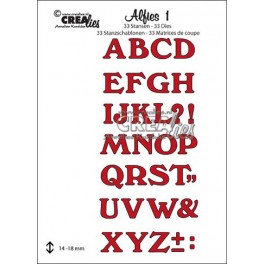 Stort alfabet dies CLalf01