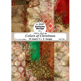 Colors of Christmas, paper blok
