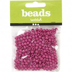 Tr&aelig;perler Pink 5 mm x 6 gram