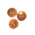 Perlemors knap Orange 20 mm