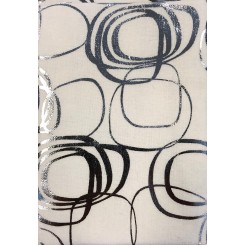 S&oslash;lv Snirkler / Hvid  50 cm x 55 cm