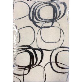 S&oslash;lv Snirkler / Hvid  50 cm x 55 cm
