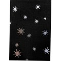 Patchwork 50 x 55 cm Sort / Sølv stjerne
