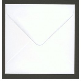 Kuverter hvid 15,5 x 15,5 cm, 10 stk