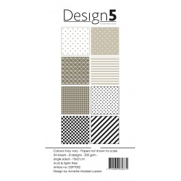 Design 5 slim paper blok D5P7002