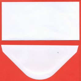 Slimcard mini kuverter 20 stk Hvid