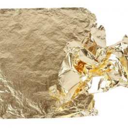 Bladmetal Guld 25 ark 16 x 16 cm