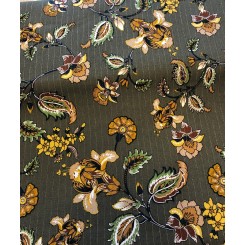 Viscose crincle prind guld tr&aring;d