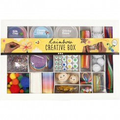 Kreativ kasse regnbue tema